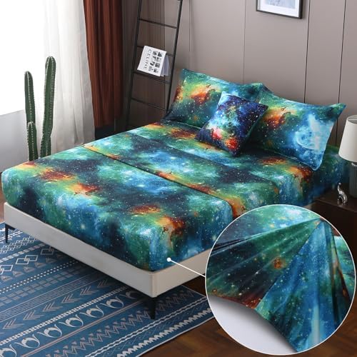 JQinHome Galaxy Themed 6-Piece Bed in a Bag