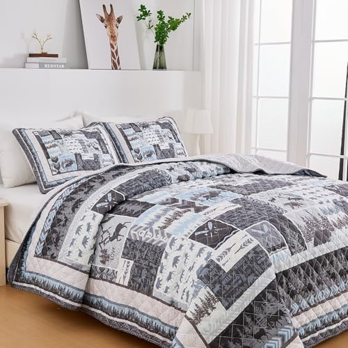 Market Place Rustic Quilt Set FullQueen Size