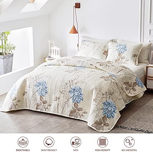 Joyreap 3 Piece Microfiber Quilt Set