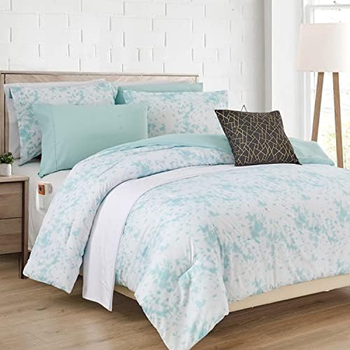 Elegant Comfort Tie-Dye 10-Piece Comforter Set