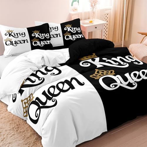 Dream Fields Queen Duvet Cover Set 3 Piece with Pillowcases