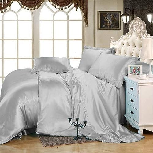 Cotton Home Depot 5 Piece Silk Satin Quilt Set