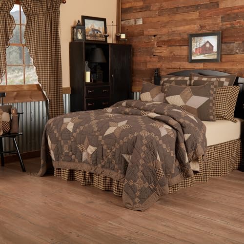 VHC Brands Farmhouse Star 3-Piece Quilt Set