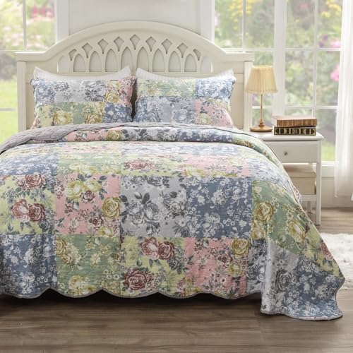 Taozhiyuan Vintage Quilted Bedspread Set