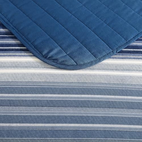 Nautica Twin Quilt Set - 100 Cotton Reversible Bedding