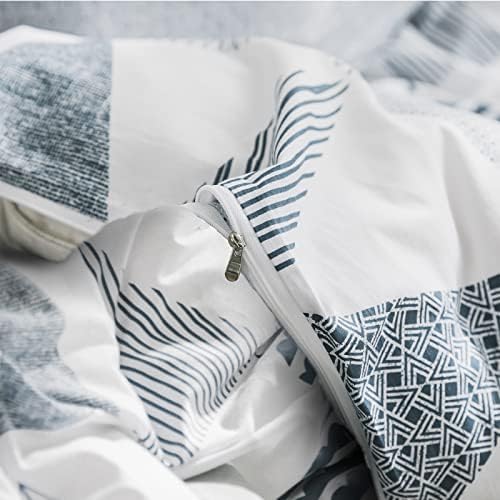 HighBuy Dark Blue Triangle Comforter Set