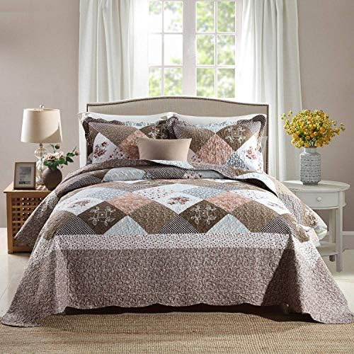 HoneiLife Quilt Set Twin Size - Reversible Microfiber Quilts
