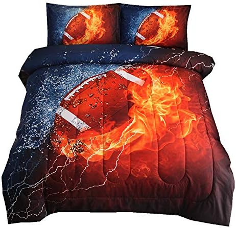 NTBED Rugby Comforter Set for Boys Teens