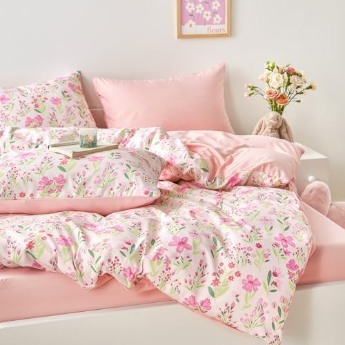 Wake In Cloud Floral Comforter Set 3 Piece