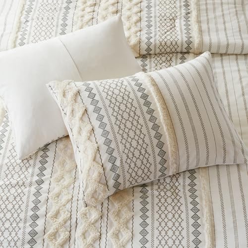 INKIVY King Size Chenille Tufted Comforter Set
