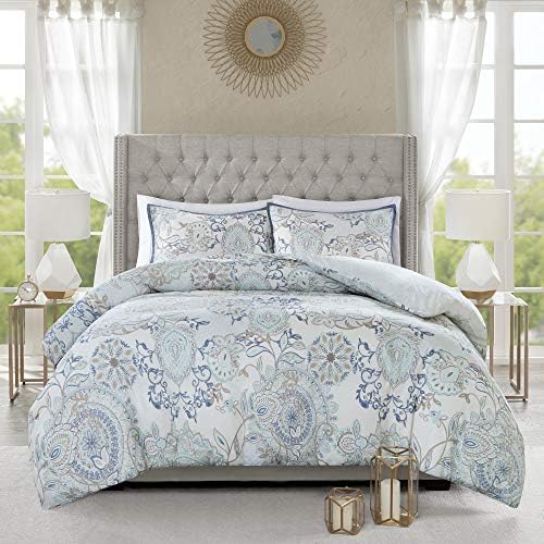 Madison Park Isla Reversible Duvet Cover Set - 3 Piece Blue KingCal King