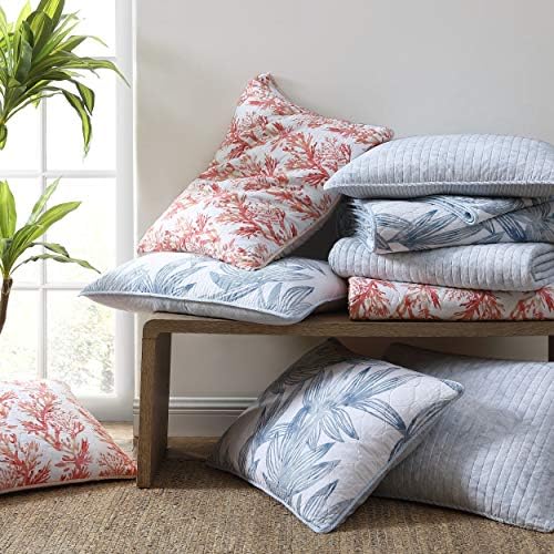 Tommy Bahama Queen Quilt Set with Shams - Kayo Blue
