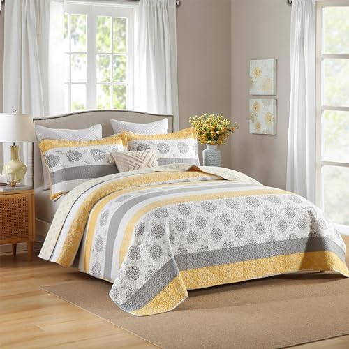 Homzard Quilt Set Queen Size 3 Piece