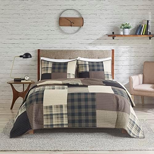 Woolrich Winter Hills Reversible Plaid Quilt Set - 3 Piece