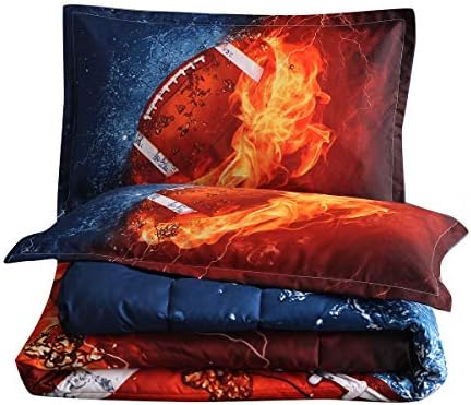NTBED Rugby Comforter Set for Boys Teens