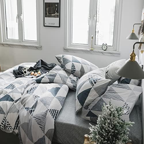 HighBuy Dark Blue Triangle Comforter Set