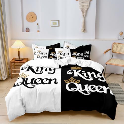 Dream Fields Queen Duvet Cover Set 3 Piece with Pillowcases