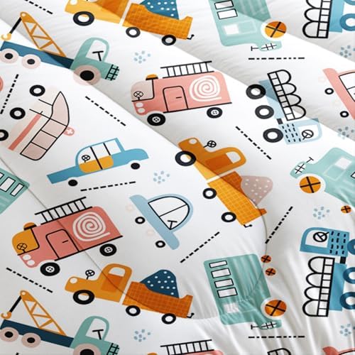 Truck Theme Comforter Set for Boys Full Size