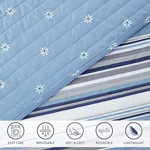 Market Place 3 Piece Reversible Quilt Set with Shams 1