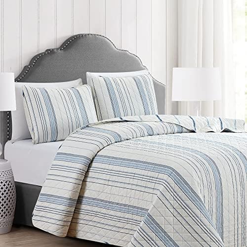 Market Place 2 Piece Reversible Quilt Set with Sham