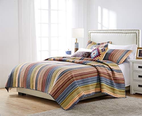 Greenland Home 100 Cotton Quilt Set Reversible TwinXL