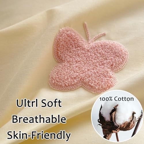 MorroMorn Fluffy Chenille Duvet Cover Set Queen Size