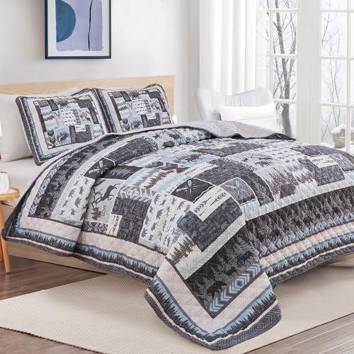 Market Place Rustic Quilt Set FullQueen Size