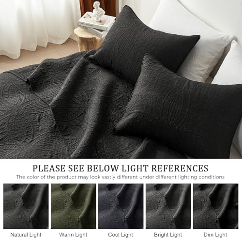 Akkialla Twin Quilt Bedding Set with Coin Pattern