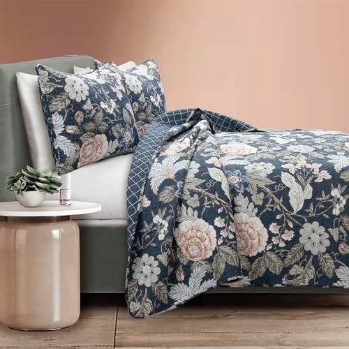 Lush Decor Sydney Reversible Cotton Quilt Set King 1