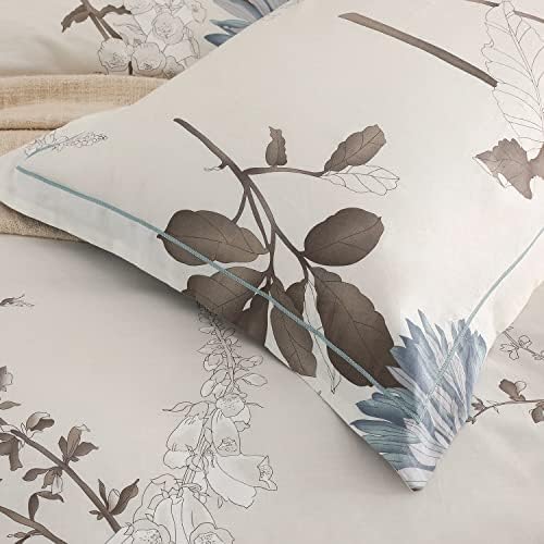 SLEEPBELLA Queen Comforter Set 3Pcs Botanical Design