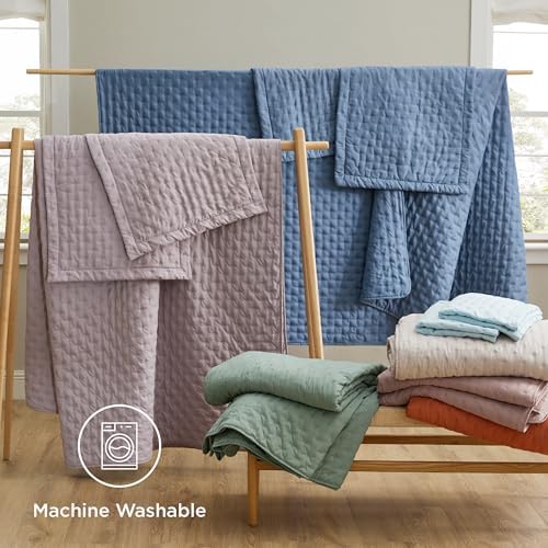 Bedsure King Quilt Set - Ultra Soft Dusty Rose Bedspread