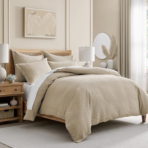 Levtex Home Cloud Waffle Taupe Comforter Set