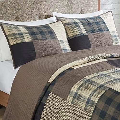 Woolrich Winter Hills Reversible Plaid Quilt Set - 3 Piece