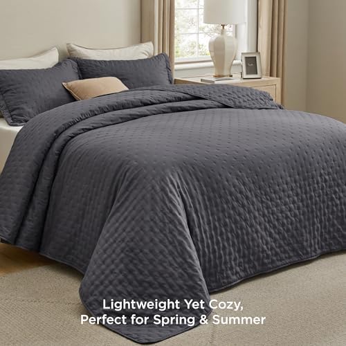 Bedsure King Quilt Set - Ultra Soft All-Season 106x96 Inch