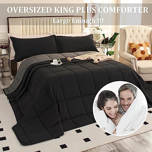 SOULOOOE Oversized California King Comforter Set 1