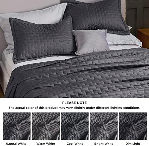 Bedsure King Quilt Set - Ultra Soft All-Season 106x96 Inch