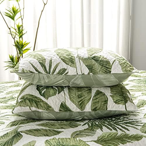 HORIMOTE HOME Tropical Plants Quilt Set Twin 2 Pieces