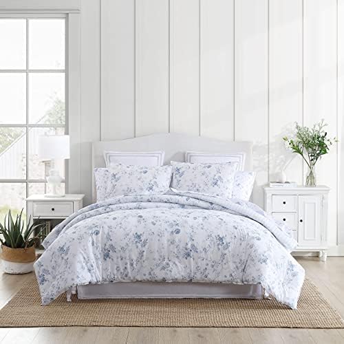 Laura Ashley Twin XL Comforter Set Belinda Blue 1