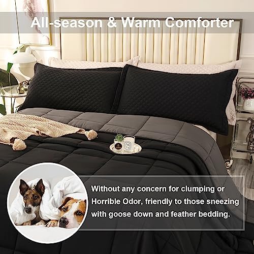SOULOOOE Oversized California King Comforter Set 1