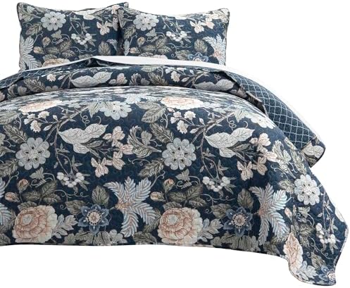Lush Decor Sydney Reversible Cotton Quilt Set King 1