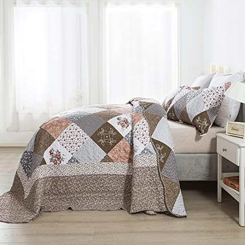 HoneiLife Oversized King Quilt Set 3 Pcs
