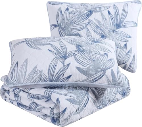 Tommy Bahama King Quilt Set Kayo Blue
