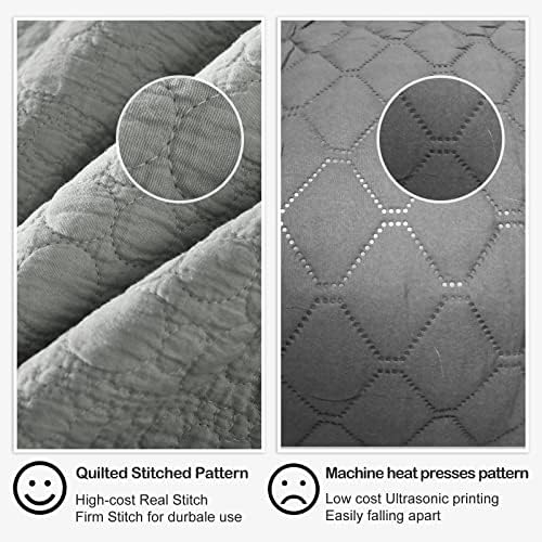 HORIMOTE HOME Quilt Set King Size Grey 1