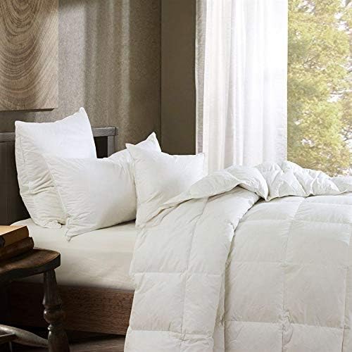 HiEnd Accents Super King Down Alternative Comforter Duvet Cover Insert White Cotton