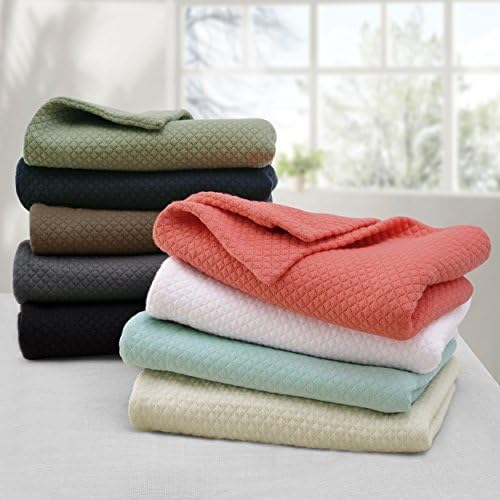 Superior Solitaire Cotton Bedspread Set Full Size 3 Piece