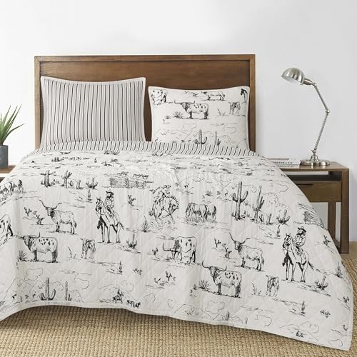 Paseo Road Western Quilt Set 3 Piece Full Queen