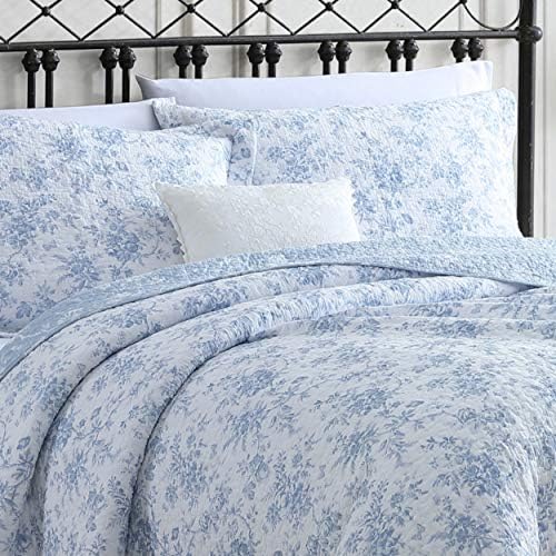 Laura Ashley Home - Reversible Twin Quilt Set with Sham