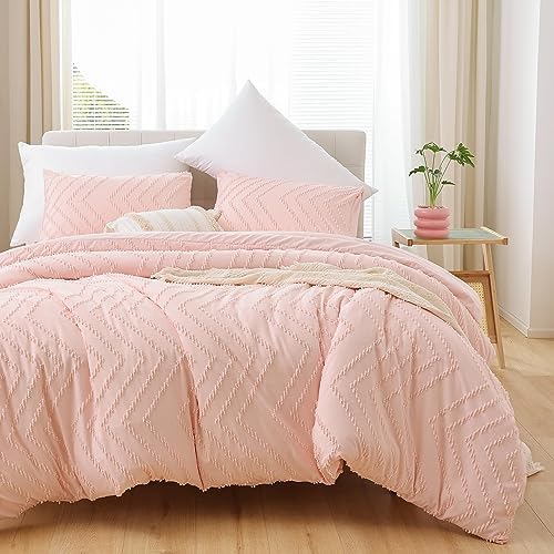 YIRDDEO Pink Full Comforter Set 3Pcs 1