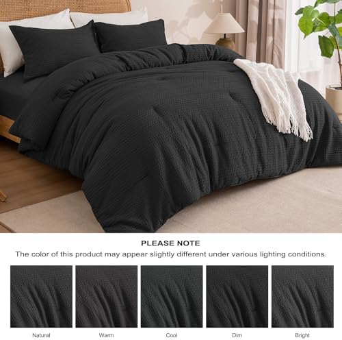 PHF Ultra-Soft Waffle Comforter Set Queen Size