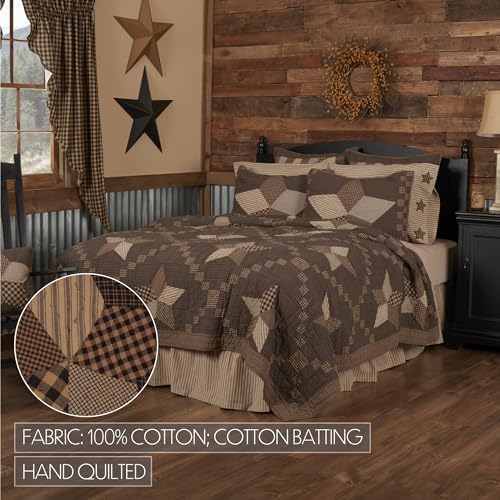 VHC Brands Farmhouse Star 3-Piece Quilt Set